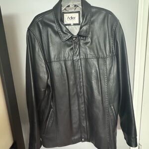 Adler Black Leather Jacket